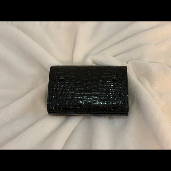 Saint Laurent Kate belt bag Croc Embossed - Picture 3 of 8